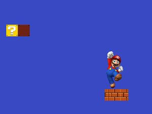 Jumping Super Mario