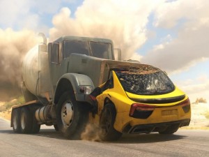 Smash cars into splinters